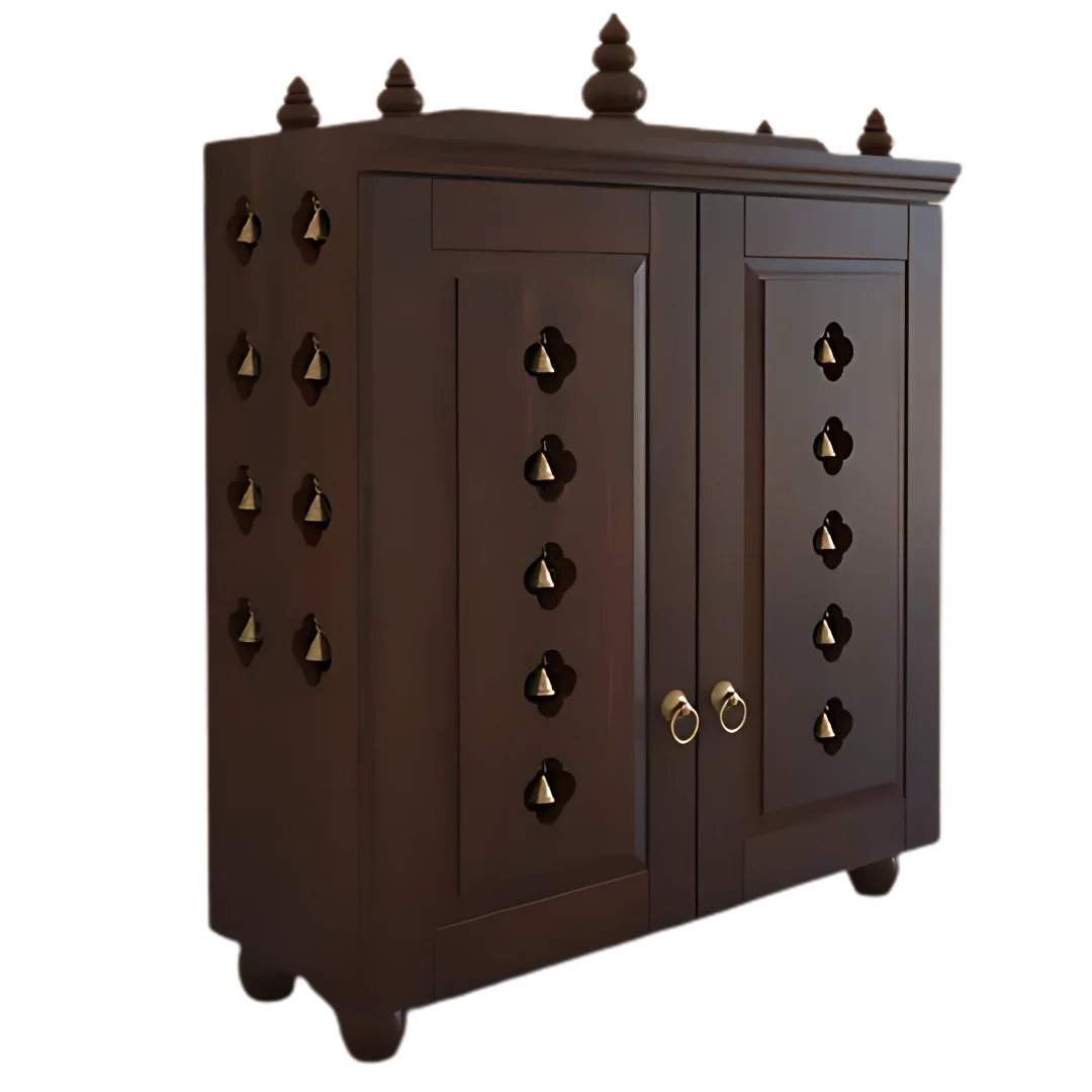 Aravaya Pooja Mandir with Door (Wenge)