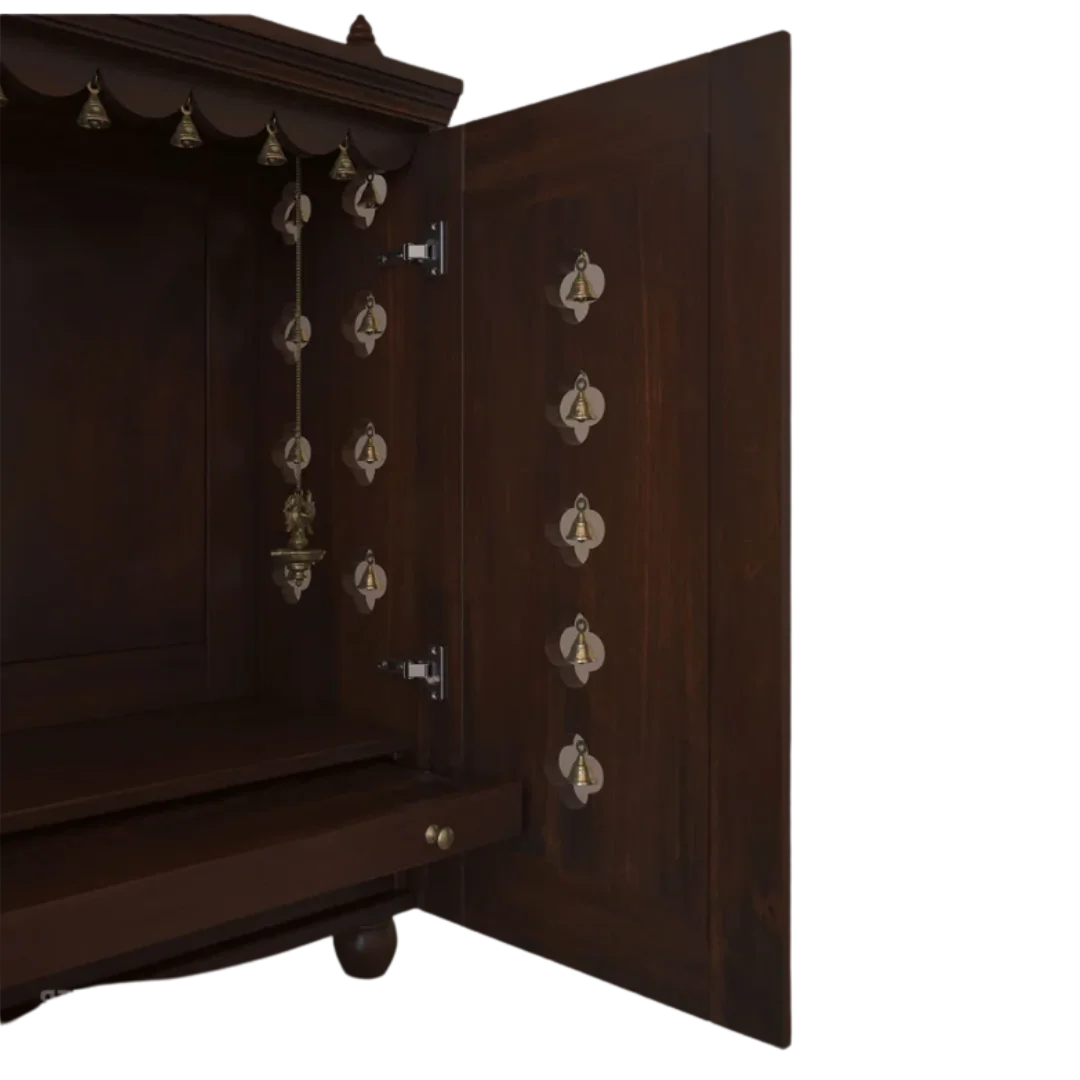 Aravaya Pooja Mandir with Door (Wenge)