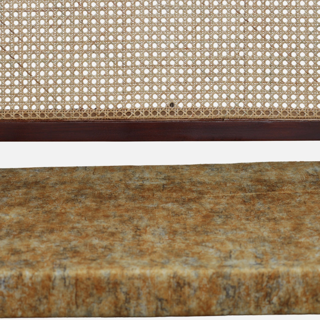 Arbor Solid Wood Lofa Sofa (Gold Velvet)zoom view 