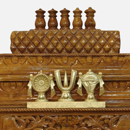 Archana Teak Wood Mandap (Teak) zoom image 