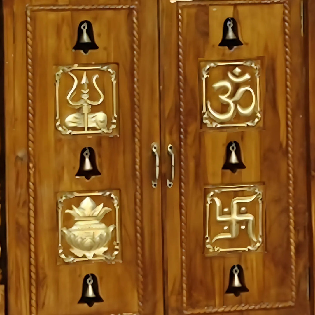 Archana Teak Wood Mandap (Teak) zoom view 