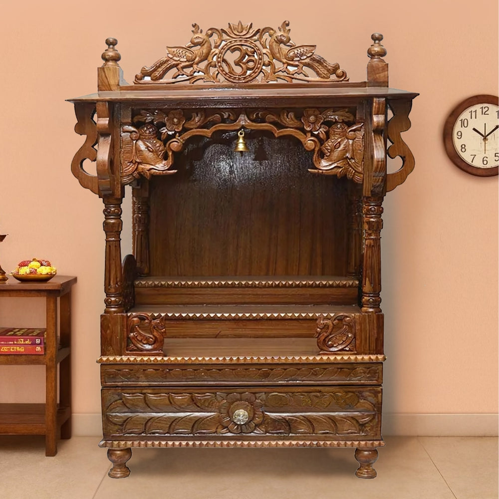 Archika Teak Wood Mandir (Teak) lifestyle view