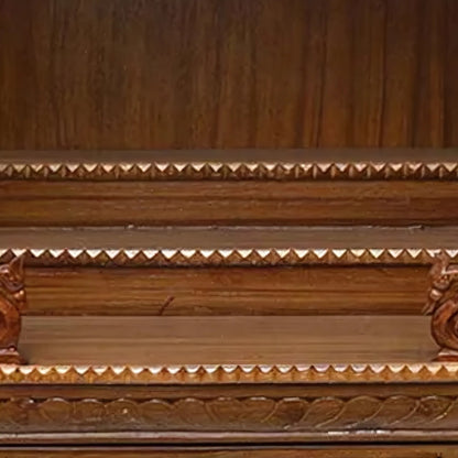 Archika Teak Wood Mandir (Teak)  zoom view 