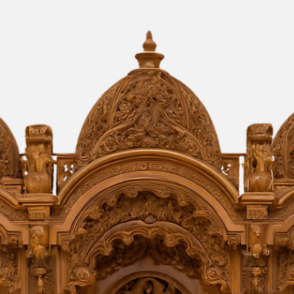 Archit Teak Wood Mandap (Teak) close  view  