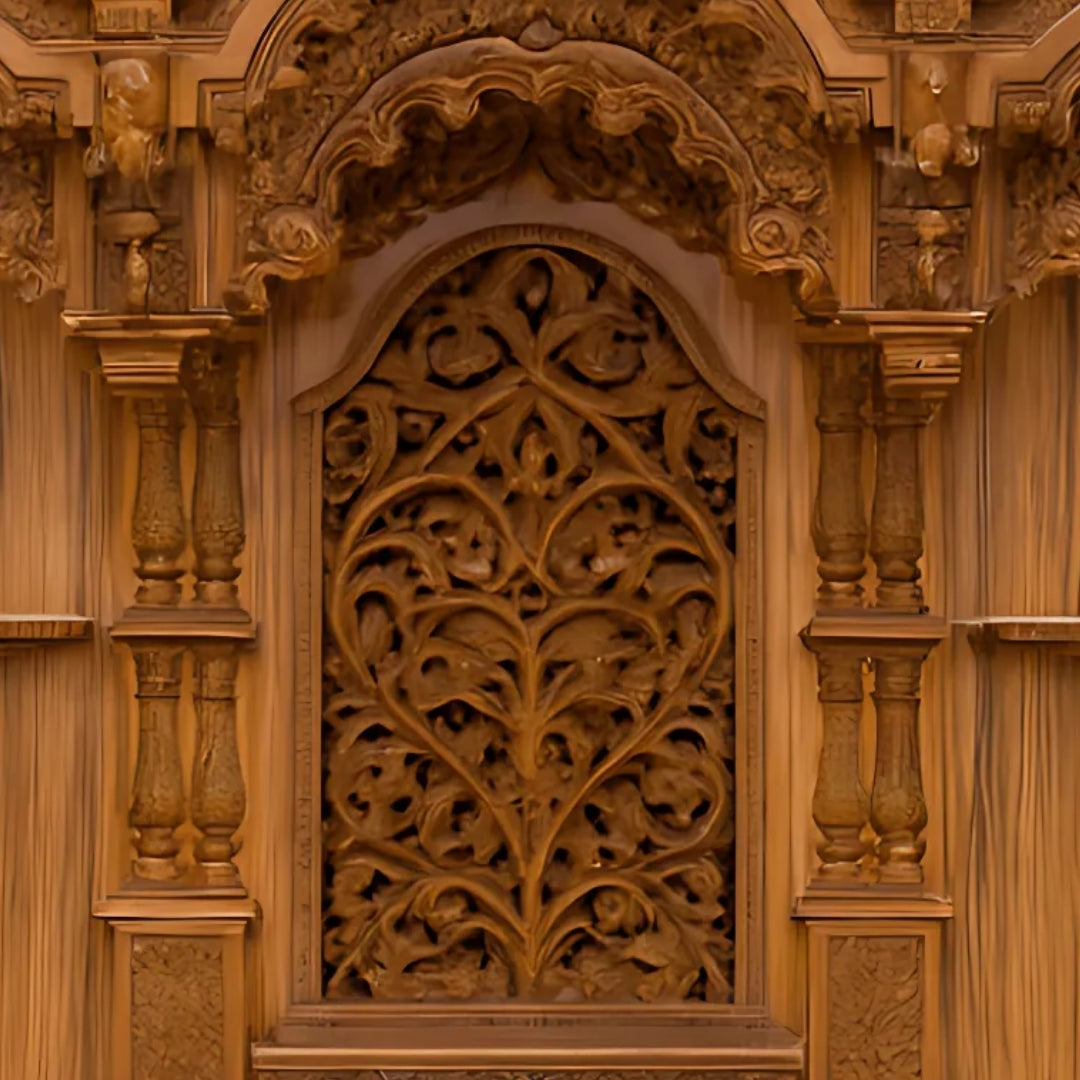Archit Teak Wood Mandap (Teak) zoom view  