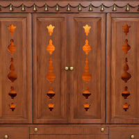 Arjit Teak Wood Mandap (Teak) Doors Close View