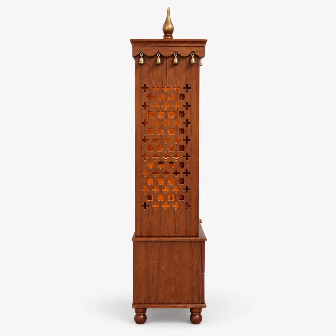 Arjit Teak Wood Mandap (Teak) Side Angle