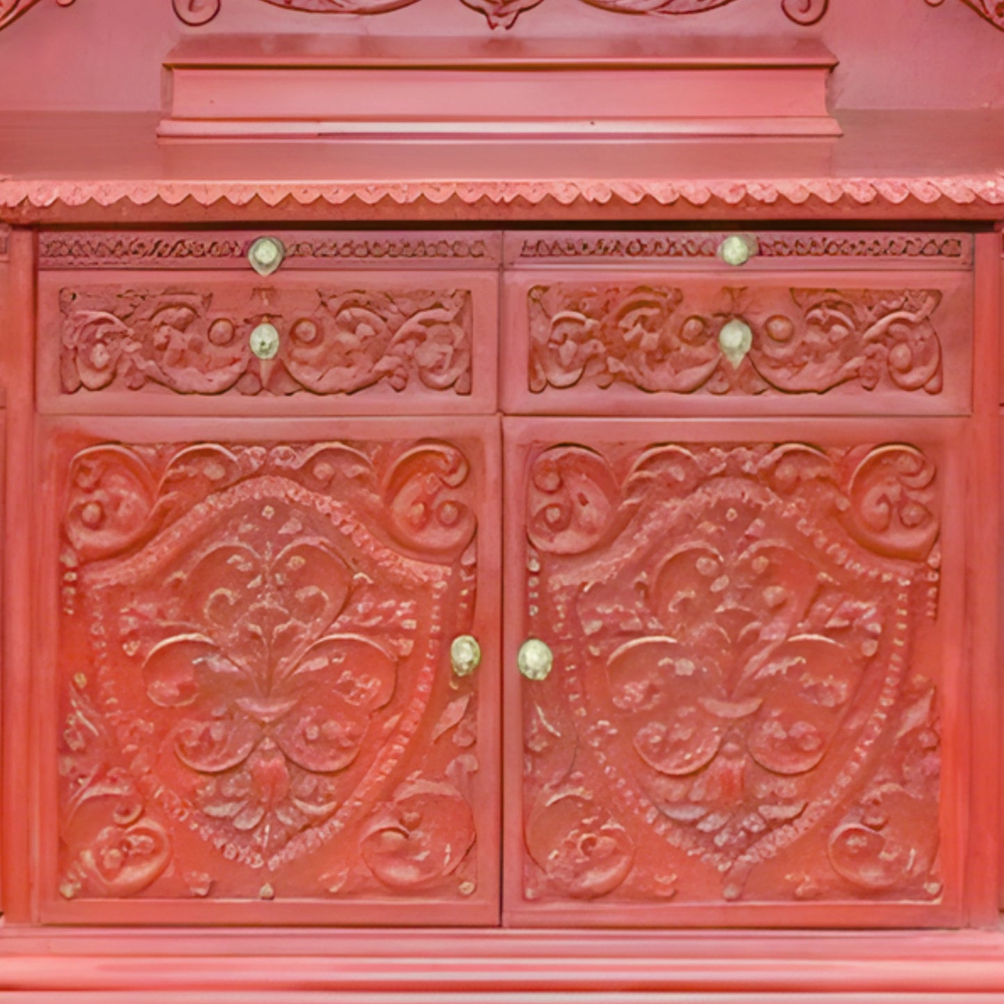 Arjun Teak Wood Mandap (Cherry) close view