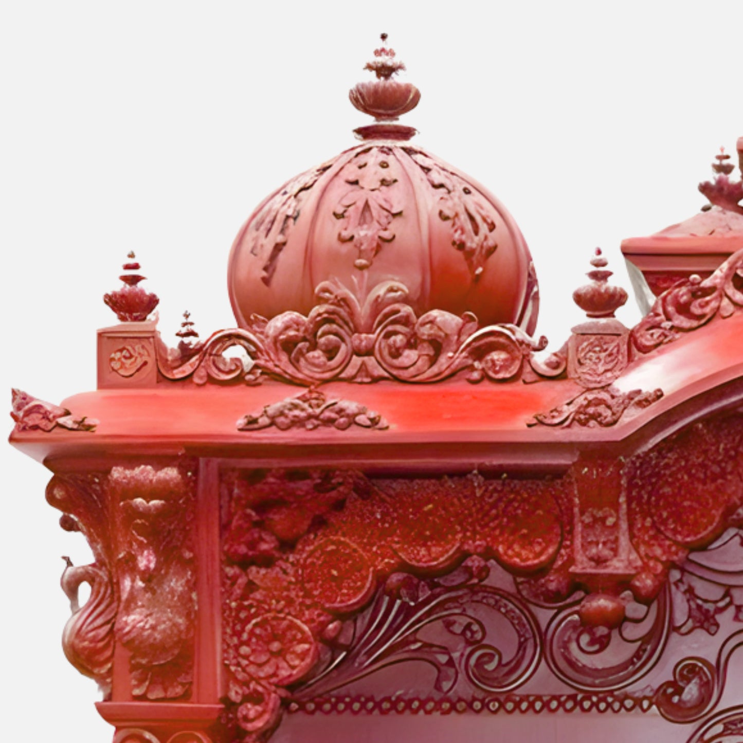 Arjun Teak Wood Mandap (Cherry) dome image