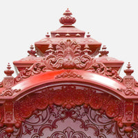 Arjun Teak Wood Mandap (Cherry) dome view