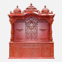 Arjun Teak Wood Mandap (Cherry) lifestyle view