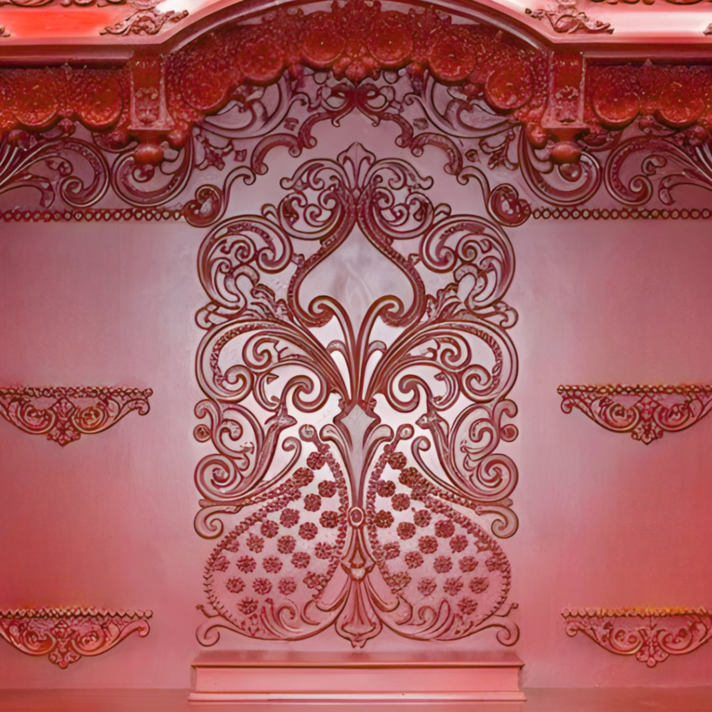 Arjun Teak Wood Mandap (Cherry) zoom view