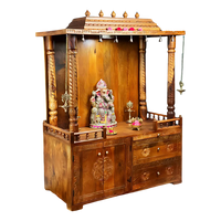 Arpanam Sheesham Wood Mandap (Teak) Side Angle 