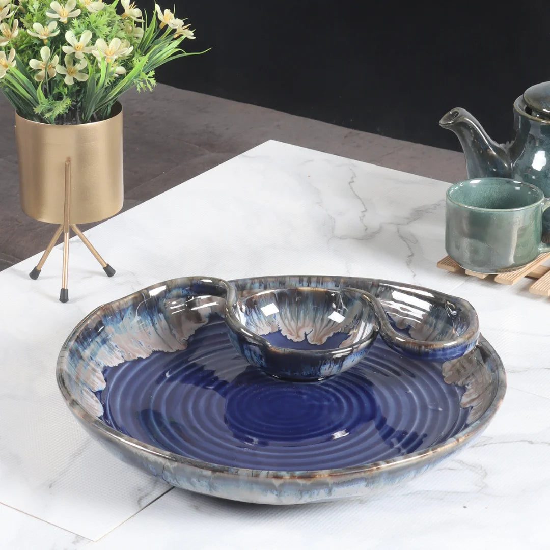 Arteage Ceramic Thali (Set of 2) lifesyle view