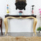 Artoric Solid Wood Console Table (Gold Brown) lifestyle view