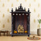 Arunalaya Teak Wood Mandir (Brown) lifestyle view 