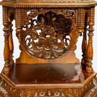   Asha Teak Wood Mandap (Teak) close view