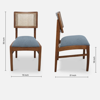 Astoria Teak Wood Dining chair (Teak) image 