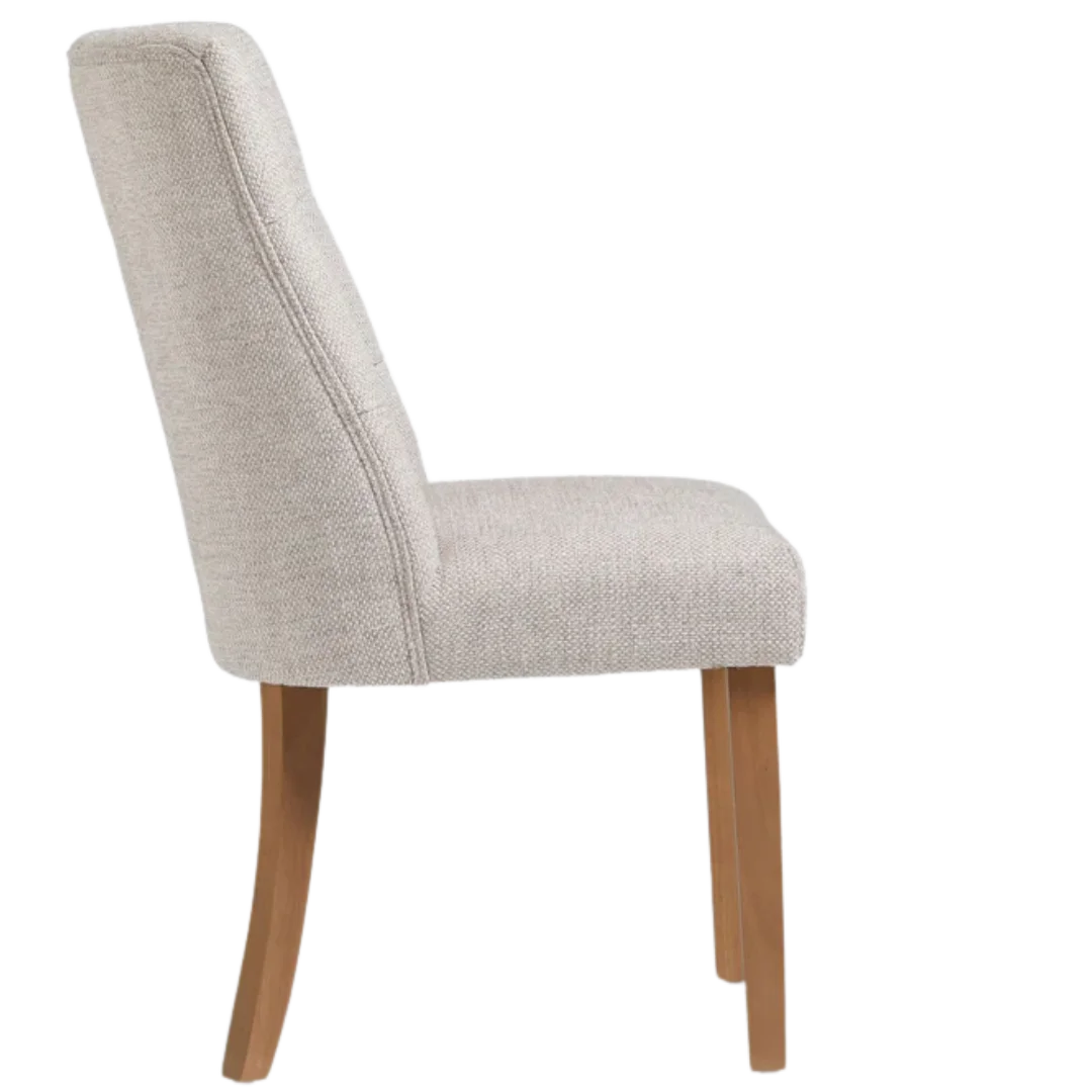 Astra Curved Dining Chair side view