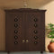 Aumkara Teak Wood Mandir with Door (Wenge) Lifestyle image 