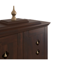 Aumkara Teak Wood Mandir with Door (Wenge) zoom view