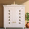 Aumkara Teak Wood Mandir with Door (White) Lifestyle Image
