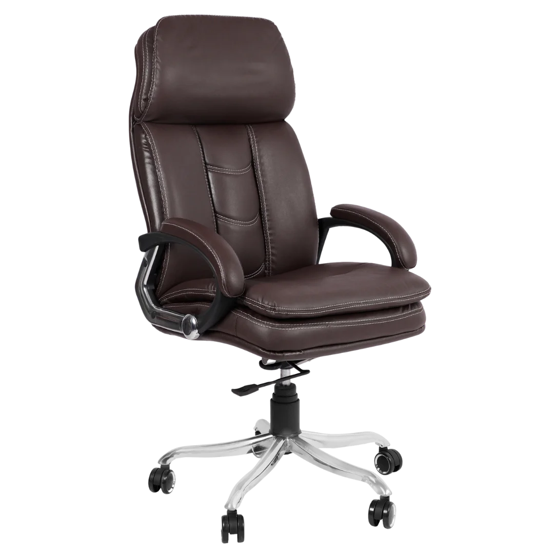 Avidity High Back Office Executive Chair (Brown) Side Angle