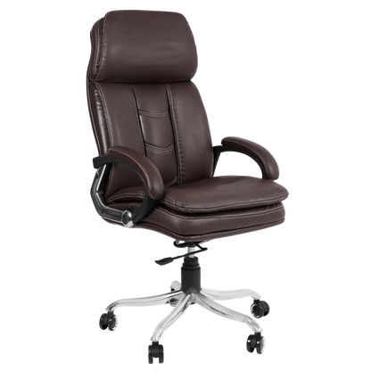 Avidity High Back Office Executive Chair (Brown) Side Angle