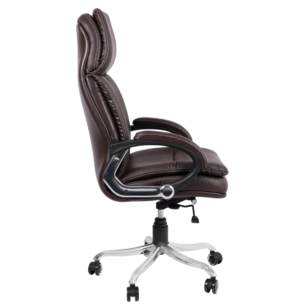 Avidity High Back Office Executive Chair (Brown) Side View