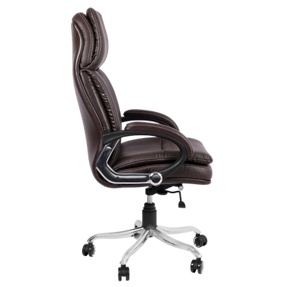Avidity High Back Office Executive Chair (Brown) Side View