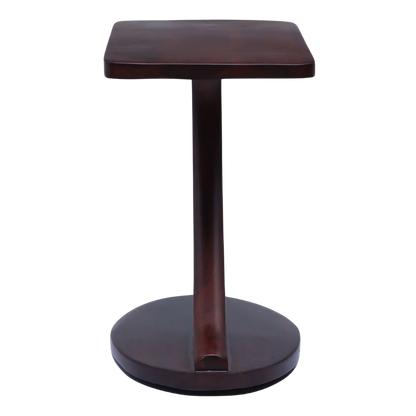 Back View of Cascade Teak Wood Coffee Table (Brown)