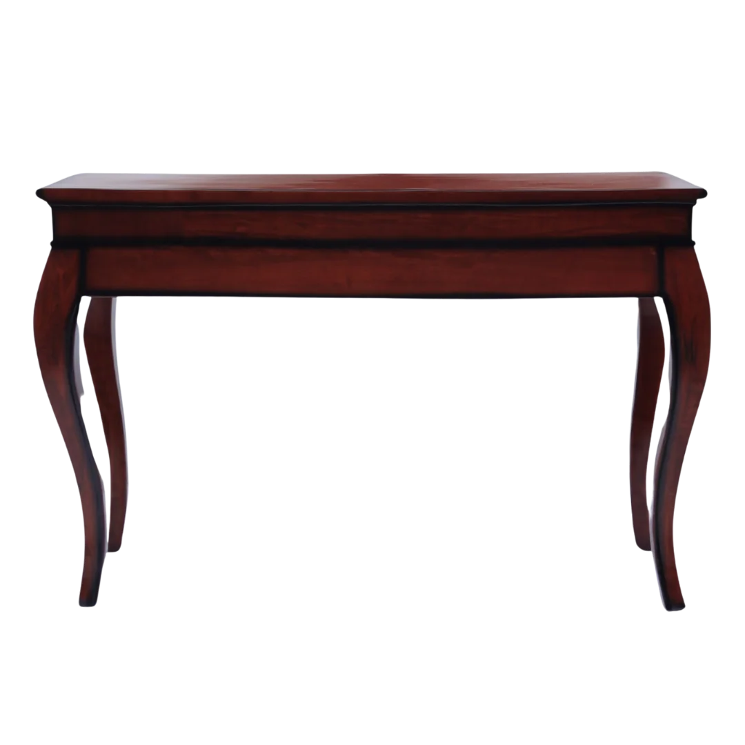 Back-View-of-Vortex-Solid-Wood-Console-Table-Brown-Gold