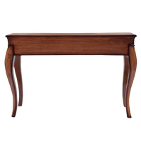 Back View of Vortex Solid Wood Console Table (Teak Gold)