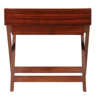 Back View of Wisdom Solid Wood Writing Table (Teak)