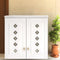 Barvya Pooja Mandir with Door (White) lifestyle view