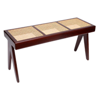 Benesta Teak Wood Bench Side View