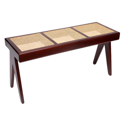 Benesta Teak Wood Bench Side View