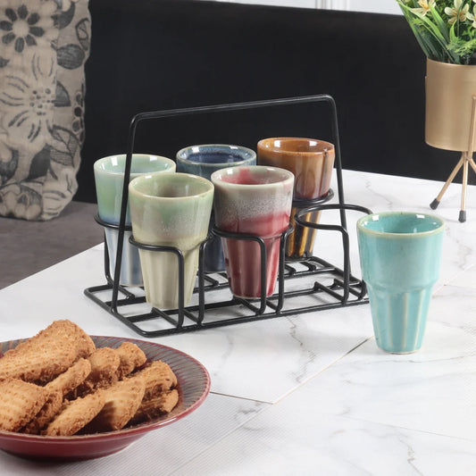 Bewel Ceramic Cup (Set of 6) lifestyle view