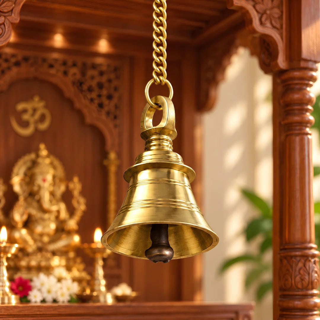 Bhakti Brass Pooja Bell Zoom View
