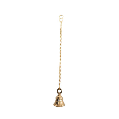 Bhakti Brass Pooja Bell front view