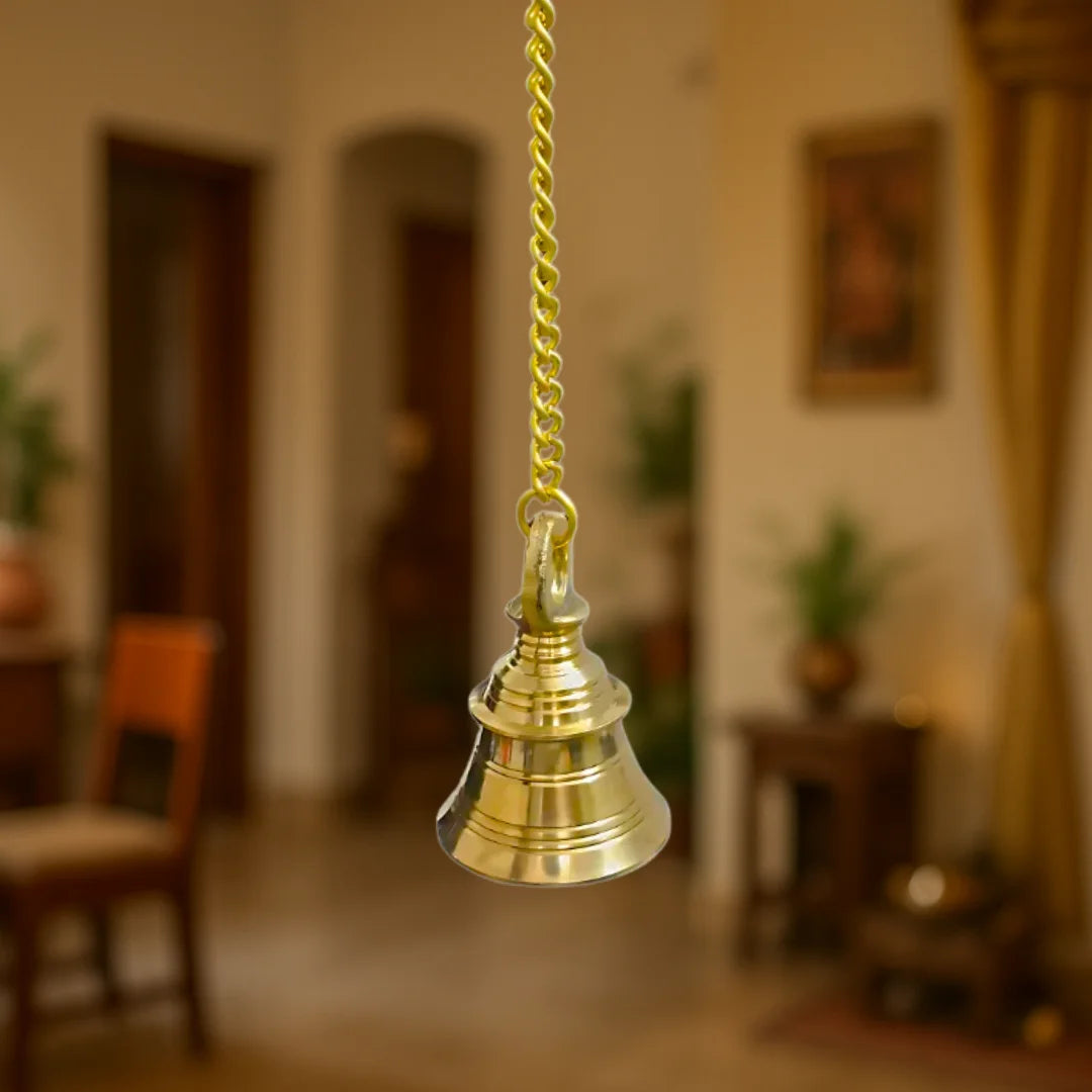 Bhakti Brass Pooja Bell life style view