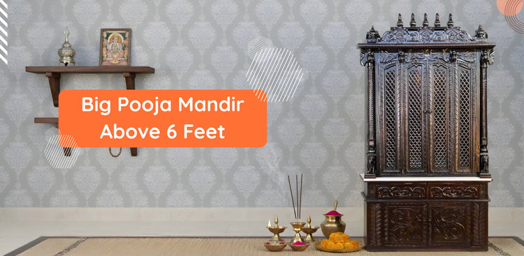 Big Pooja Mandir - Above 6 Feet banner 
