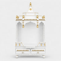 Brahma Sthana Medium Floor Rested Pooja Mandir Front Image