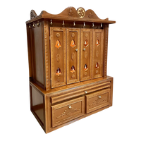 Brahmajyoti Teak Wood Mandap (Teak) side angle