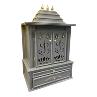 Brahmjyot Teak Wood Mandap (Grey) side angle