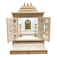 Brahmjyot Teak Wood Mandap (White) open view