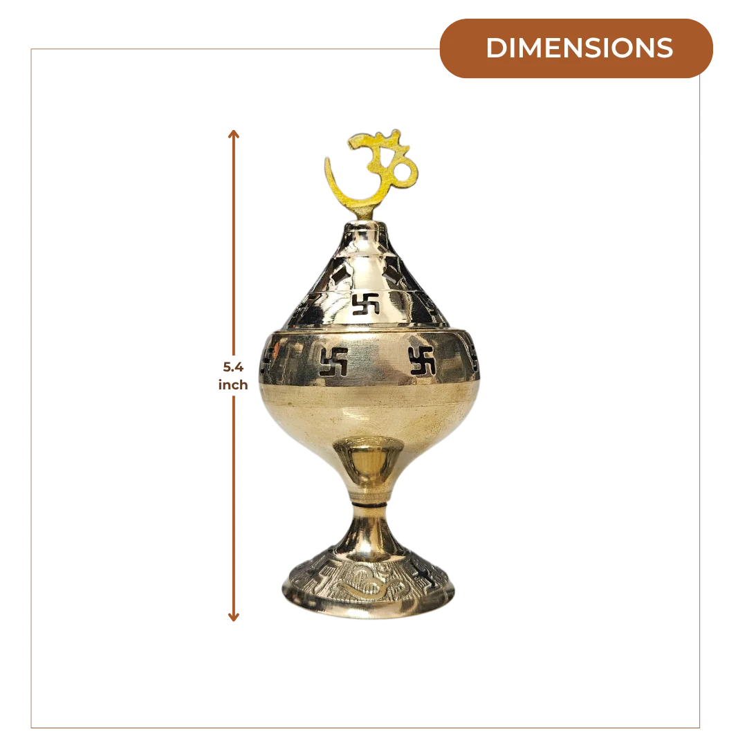 Brass Akhand Diya (Large) Dimensions