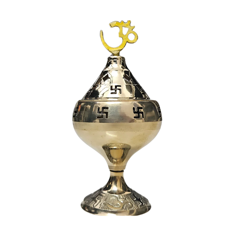 Brass Akhand Diya - Large
