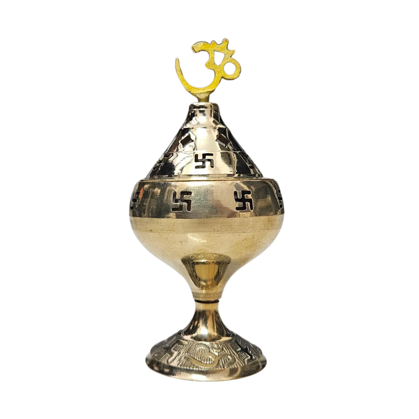 Brass Akhand Diya - Small