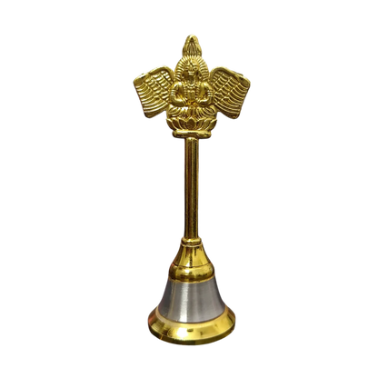 Brass Garuda Pooja Bell (Small) front view